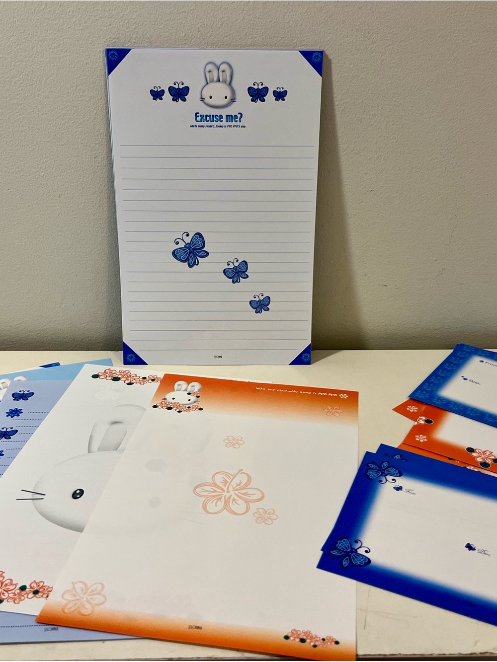 Ssonagi Bunny Stationery Set, Made in Korea